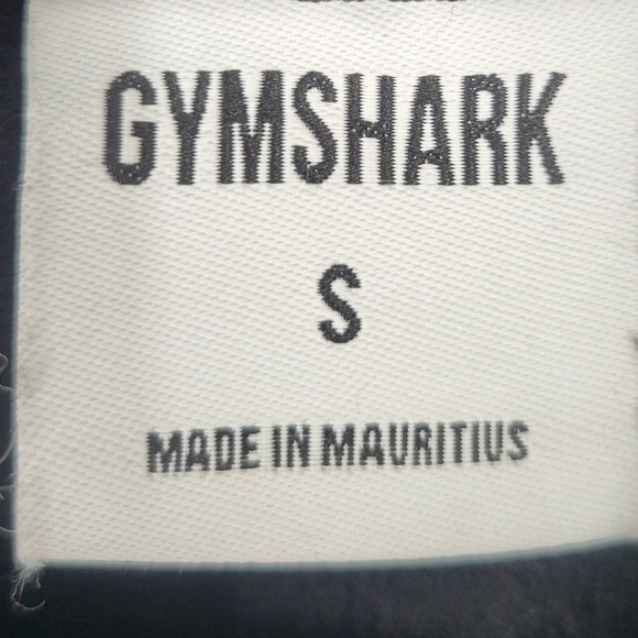 Gymshark Black Cropped Hoodie Size S - Picture 3 of 3